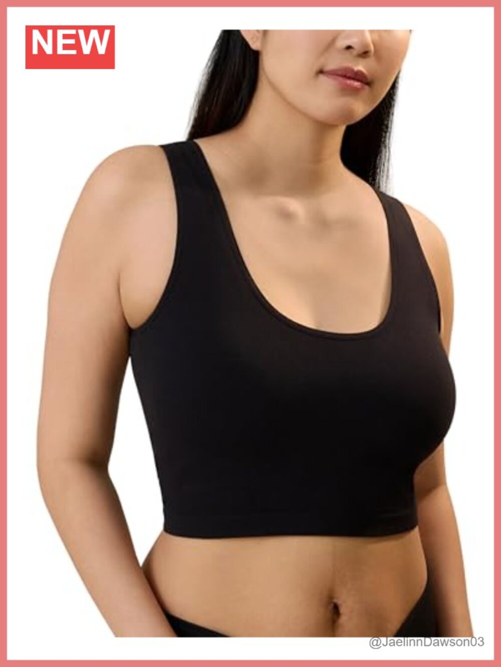 Longline Scoop Neck Nursing Breastfeeding Bra Wireless Pull-On